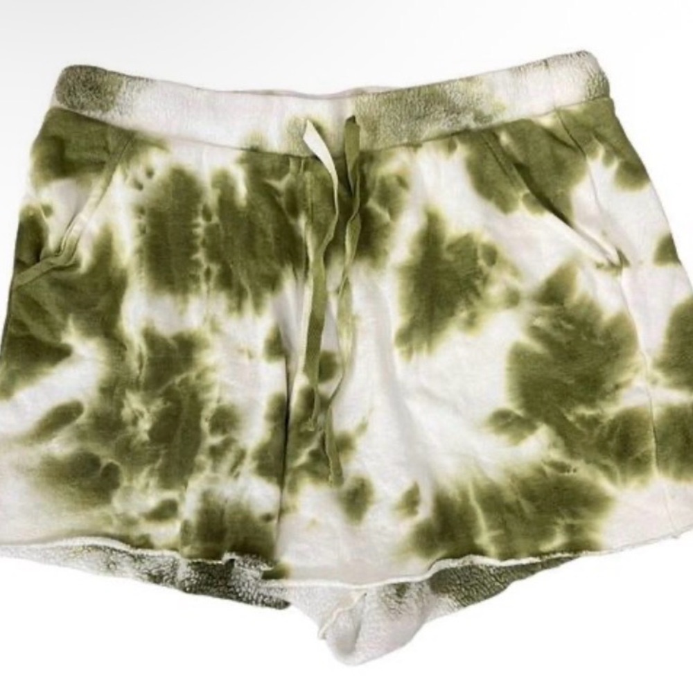 Free People Olive Tie-Dye Women's Shorts Size L NWOT